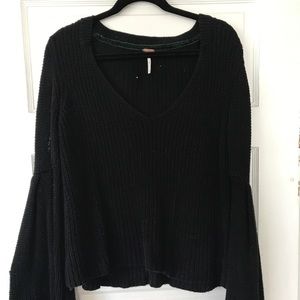 Black free people sweater! Never worn!